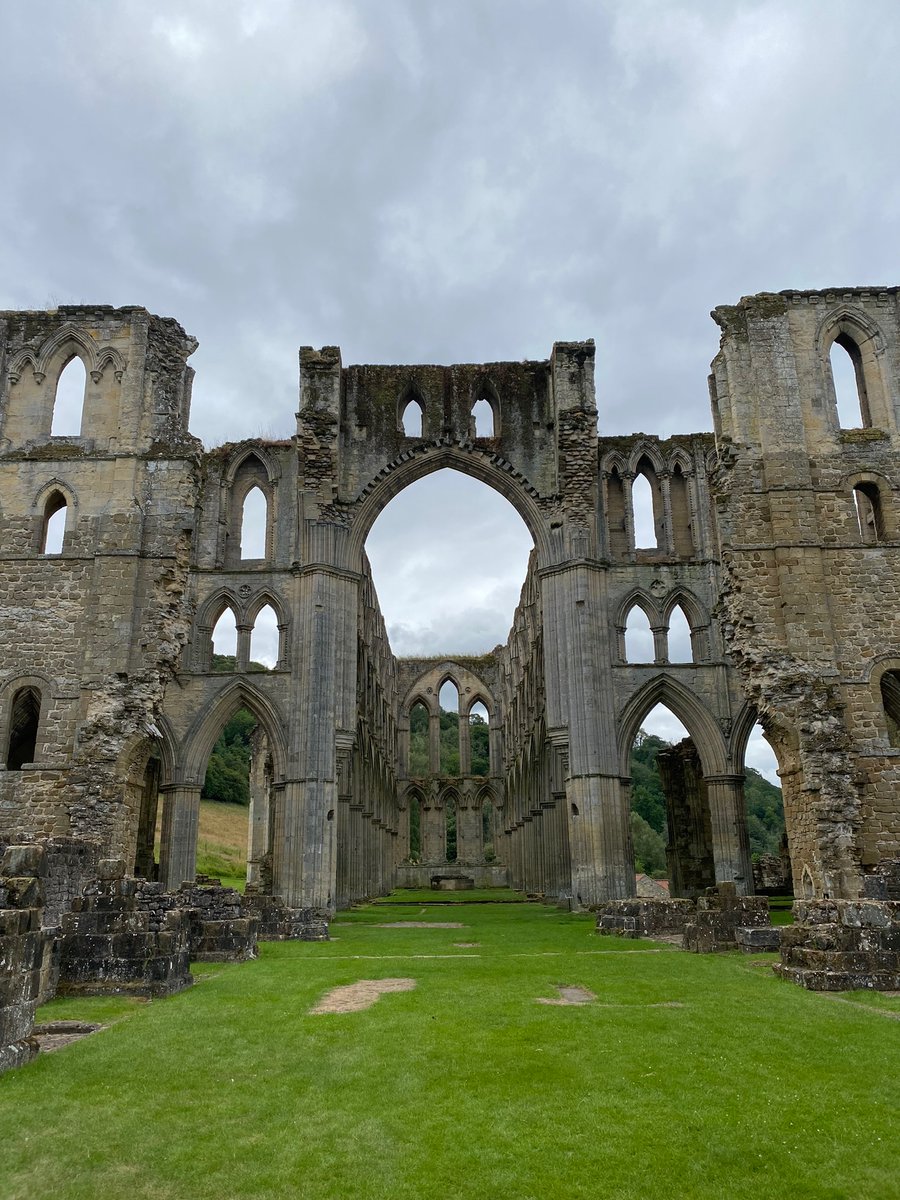 Rievaulx Abbey provided a most magnificent end to a week-long trek through the North York Moors