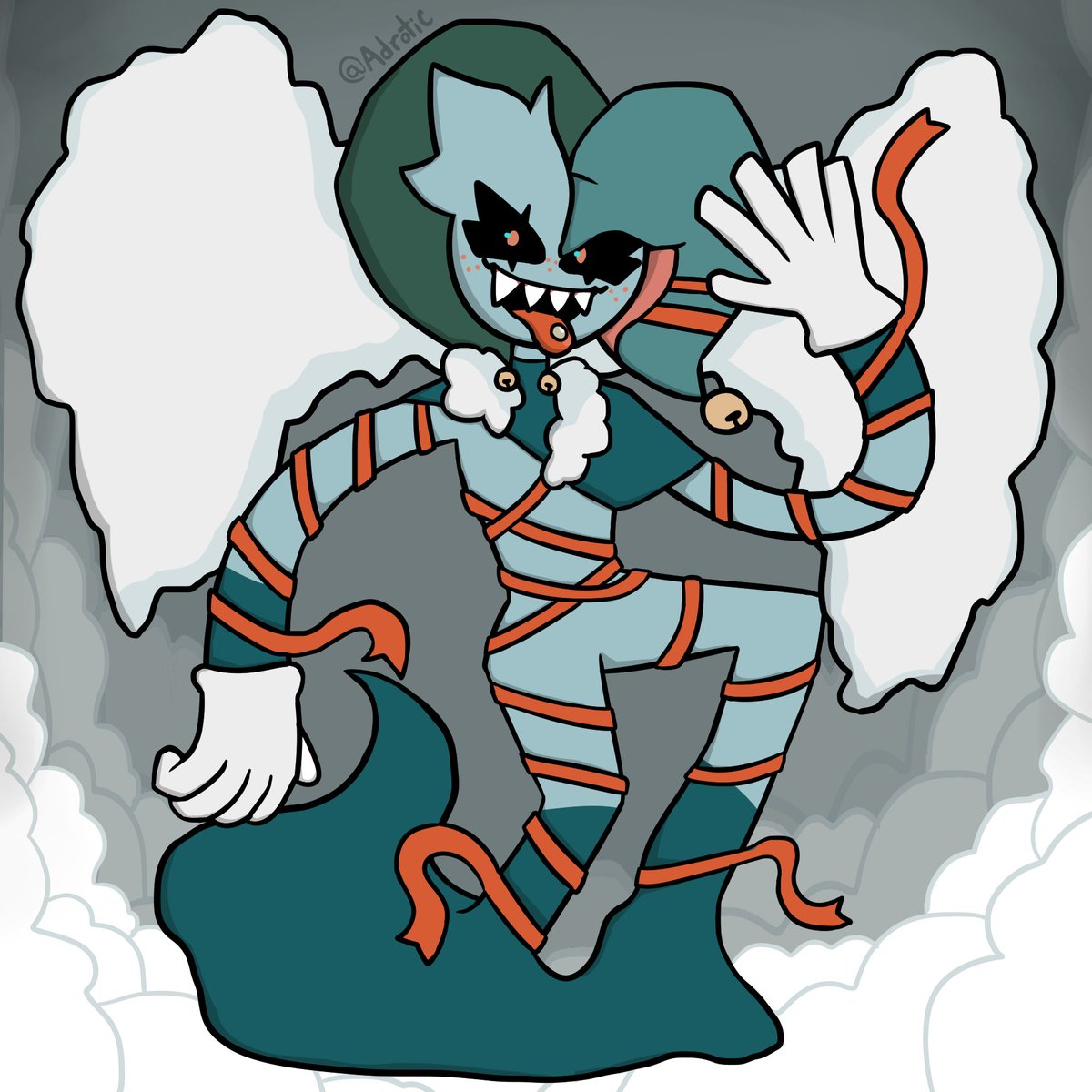 NotAdrotic's tweet photo. just a goofy guy doing goofy evil things

art fight attack on @Violettia1's character! https://t.co/WlRT5oWG7S