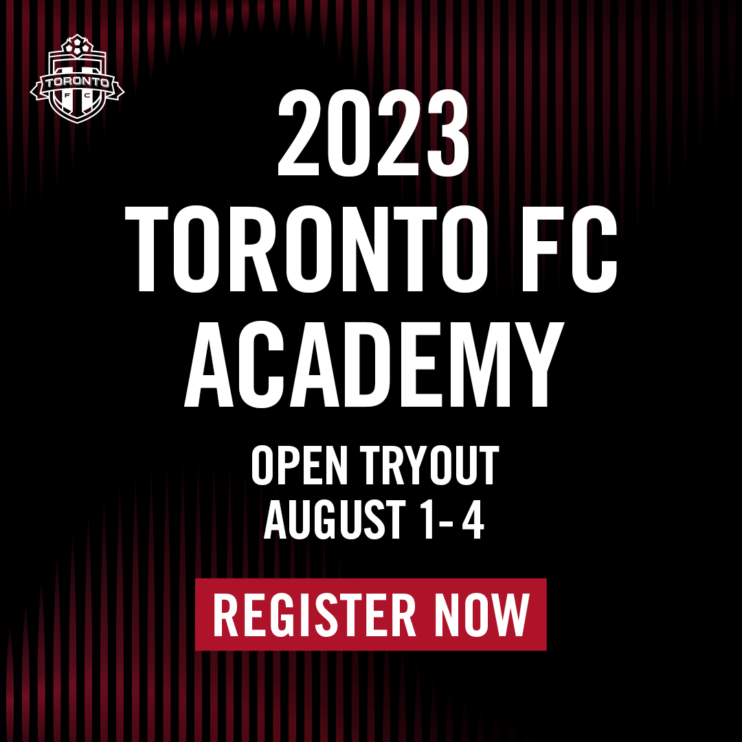 Tryouts for TFC Academy are OPEN, so don't miss your chance to join our family! 🔴⚪️
 
Sign up today ⏩ tfc.ca/open-tryouts

#TFCLive