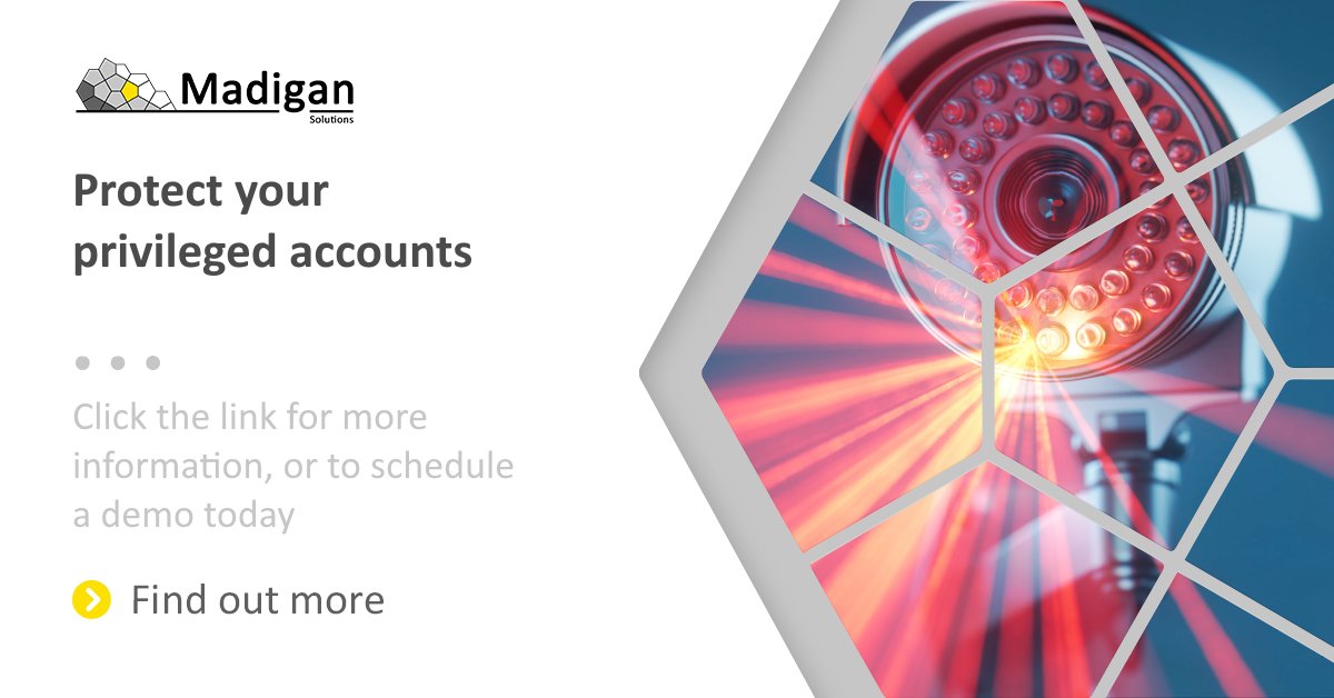 Secure your data with ease using PAM! Protect against cyber threats and keep track of your authorised users today! Click here to learn more: mdgn.me/tw_pam

#madigansolutions #PAM #privilegeaccessmanagement