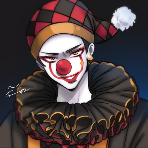 Exploring images in the style of selected image: [clown.] | PixAI