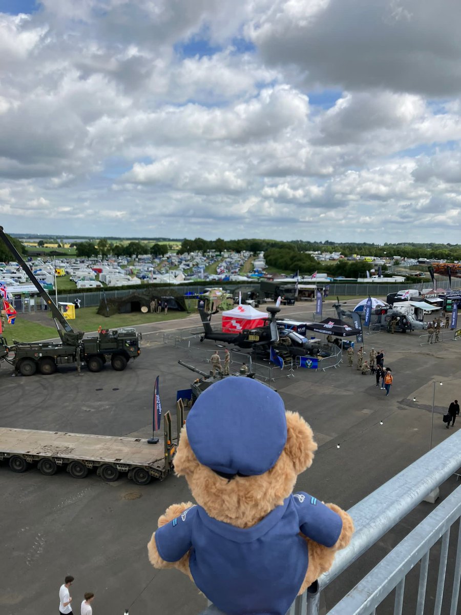 RAFBF's tweet photo. Reggie’s adventures in the Military Village at the British GP featuring @RoyalAirForce @RAFBBMF @RAFTyphoonTeam @BritishArmy @RoyalNavy #rafbf1 #noordinaryjob #BritishGP https://t.co/4qK6N4HPs9