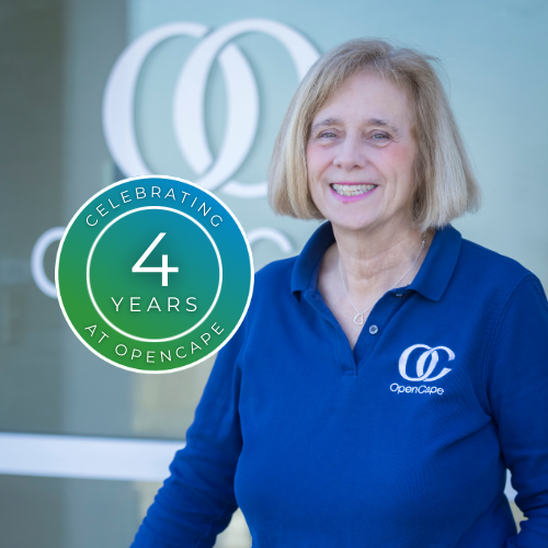 OpenCape's tweet photo. Congratulations to our Outside Plant Engineer, Corinne Green, who is celebrating her 4 year OpenCape work anniversary! We are so fortunate to have her on our team! Please join us in celebrating Corinne and wishing her continued success.
#weareopencape #internettingforourfuture https://t.co/kQJhi3M1ws