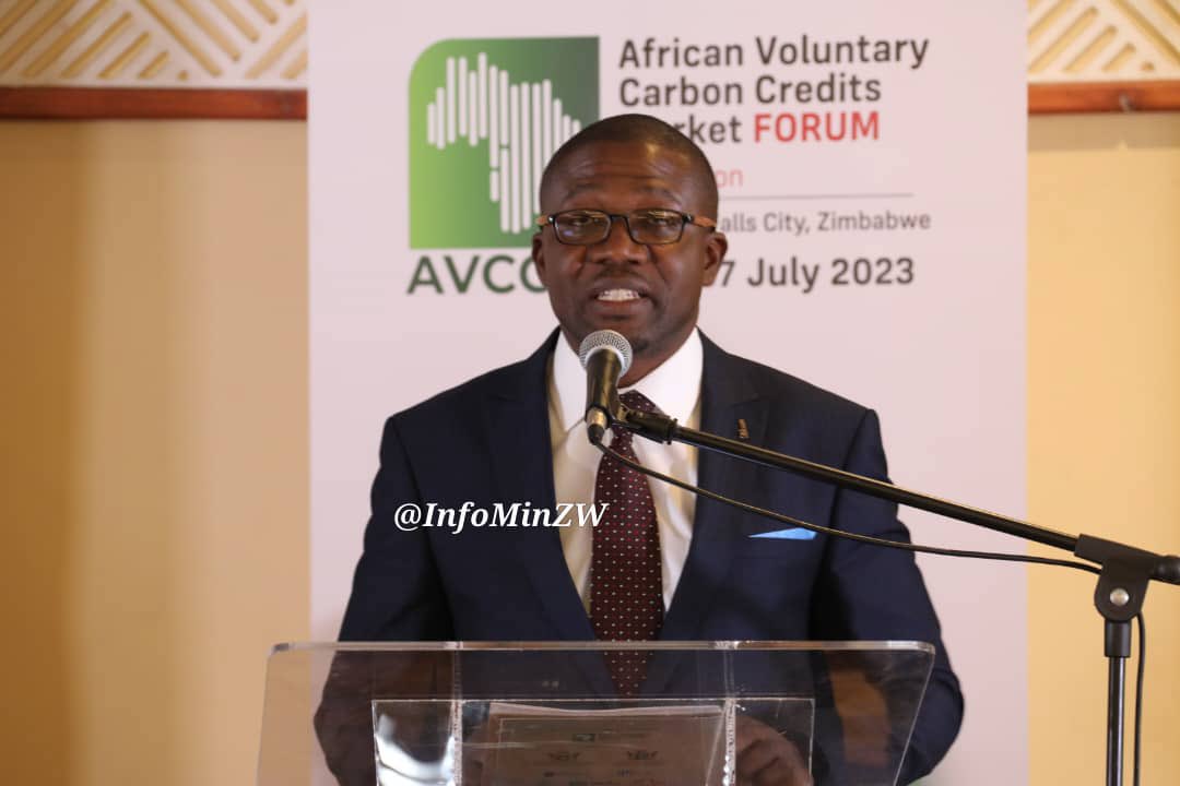 nickmangwana's tweet photo. Victoria Falls is hosting the First edition of the Africa Voluntary Carbon Credits Market (AVCCM) Forum. The AVCCM forum is platform that has been established to promote voluntary market. Former SA President, Cde Jacob Zuma addressing delegates, said that Zimbabwe is proving to be forward looking by coming up with such a Forum. 

The main objective of the Forum is to create awareness among African citizens about the importance of mitigating climate change by reducing their carbon footprint.