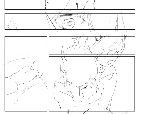 そしてこれは描こうとして心折れてるタルチェン漫画(たすけて😇) 