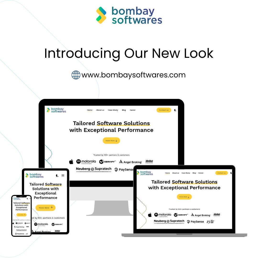 bombaysoftwares's tweet photo. We are very excited to unveil our newly updated website! 🎉

Explore new look to experience a more modern and user-friendly interface.

Website: https://t.co/jT2MOxyQgr

#newwebsite #bombaysoftwares #newlook #moderninterface #userfriendlydesign #webdesign #UXdesign #UIUpdate https://t.co/MmW9JOXyjr
