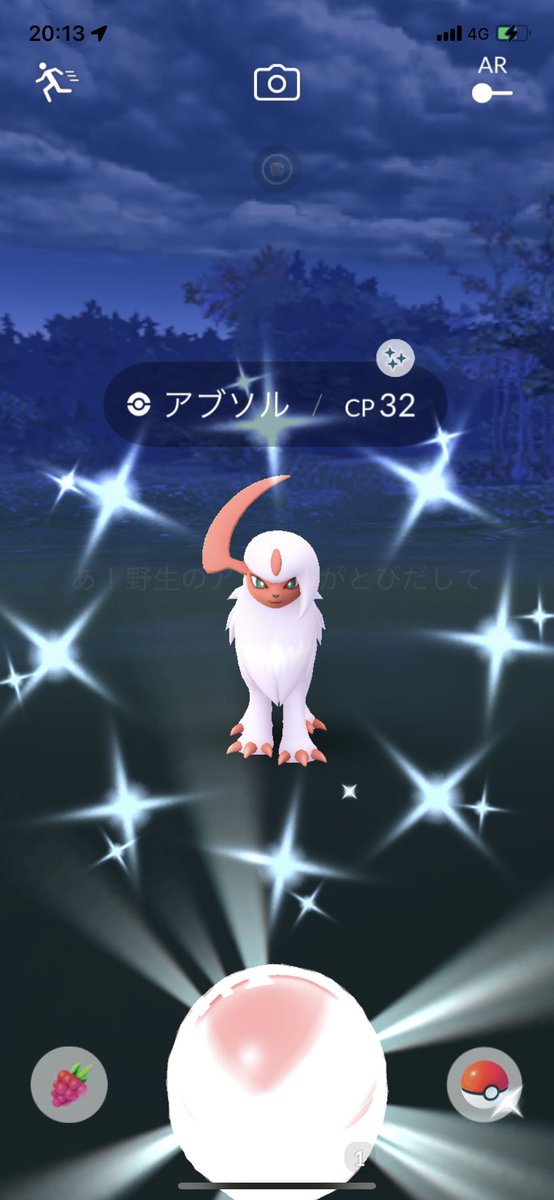 CPショボ😆
でも色違いは嬉しい😊

#ポケモンGO
#色違い
#アブソル