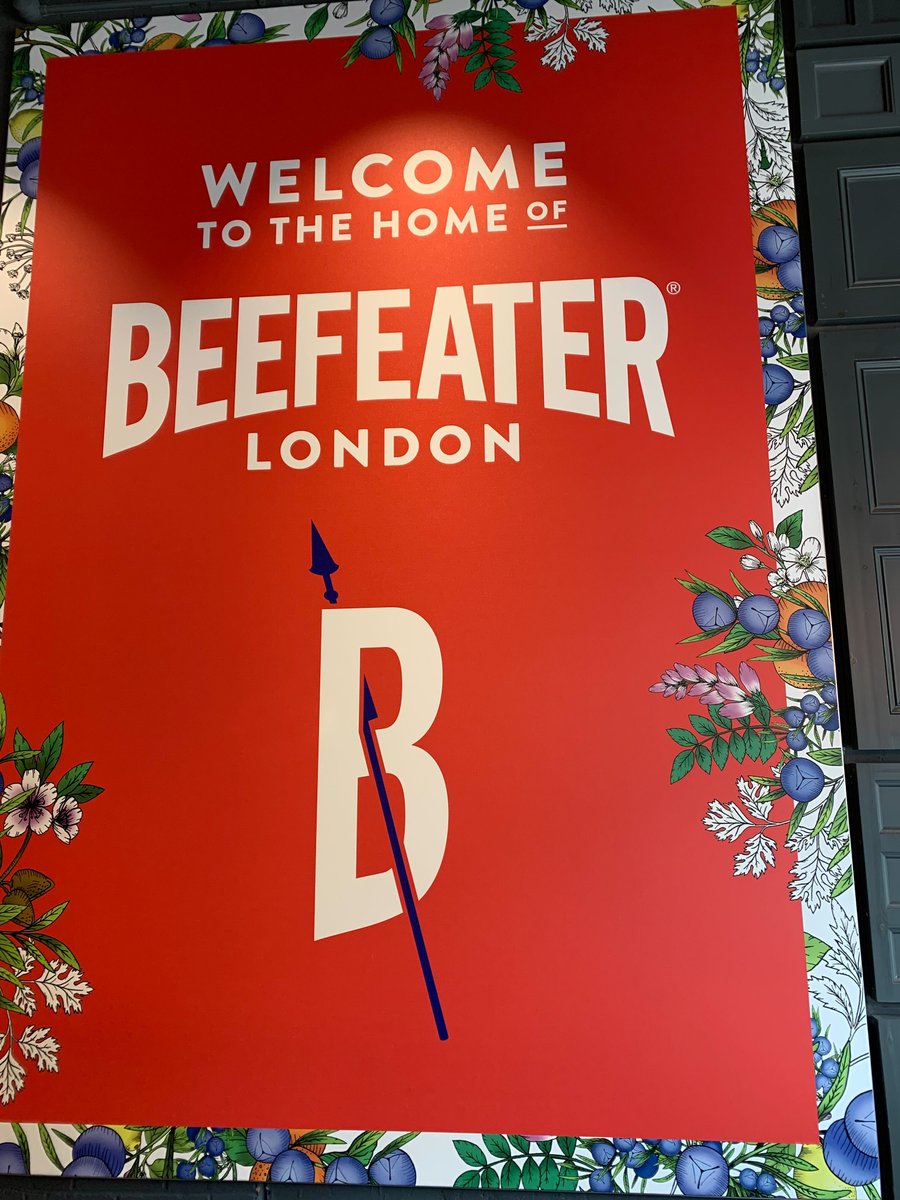 DistilledSpirit's tweet photo. While across the pond, members of team DISCUS stopped by @BeefeaterLondon,  where they learned more about their distilling process &amp; the traditional recipe that dates back to 1850.

#DYK that they produce the Gin in London and then ship it to Scotland for bottling? #LifeAtDISCUS https://t.co/EyALI3zxE1
