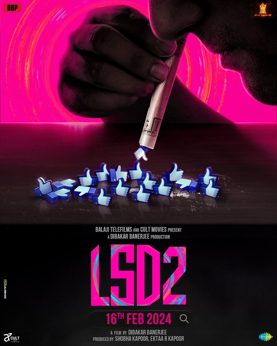 EKTAA KAPOOR - DIBAKAR BANERJEE REUNITE FOR ‘LSD 2’… VALENTINE’S DAY 2024 RELEASE… Director #DibakarBanerjee and producers #EktaaKapoor and #ShobhaKapoor reunite for the sequel of #LSD, titled #LSD2… In *cinemas* 16 Feb 2024 #ValentineDay. #LoveSexAurDhokha2