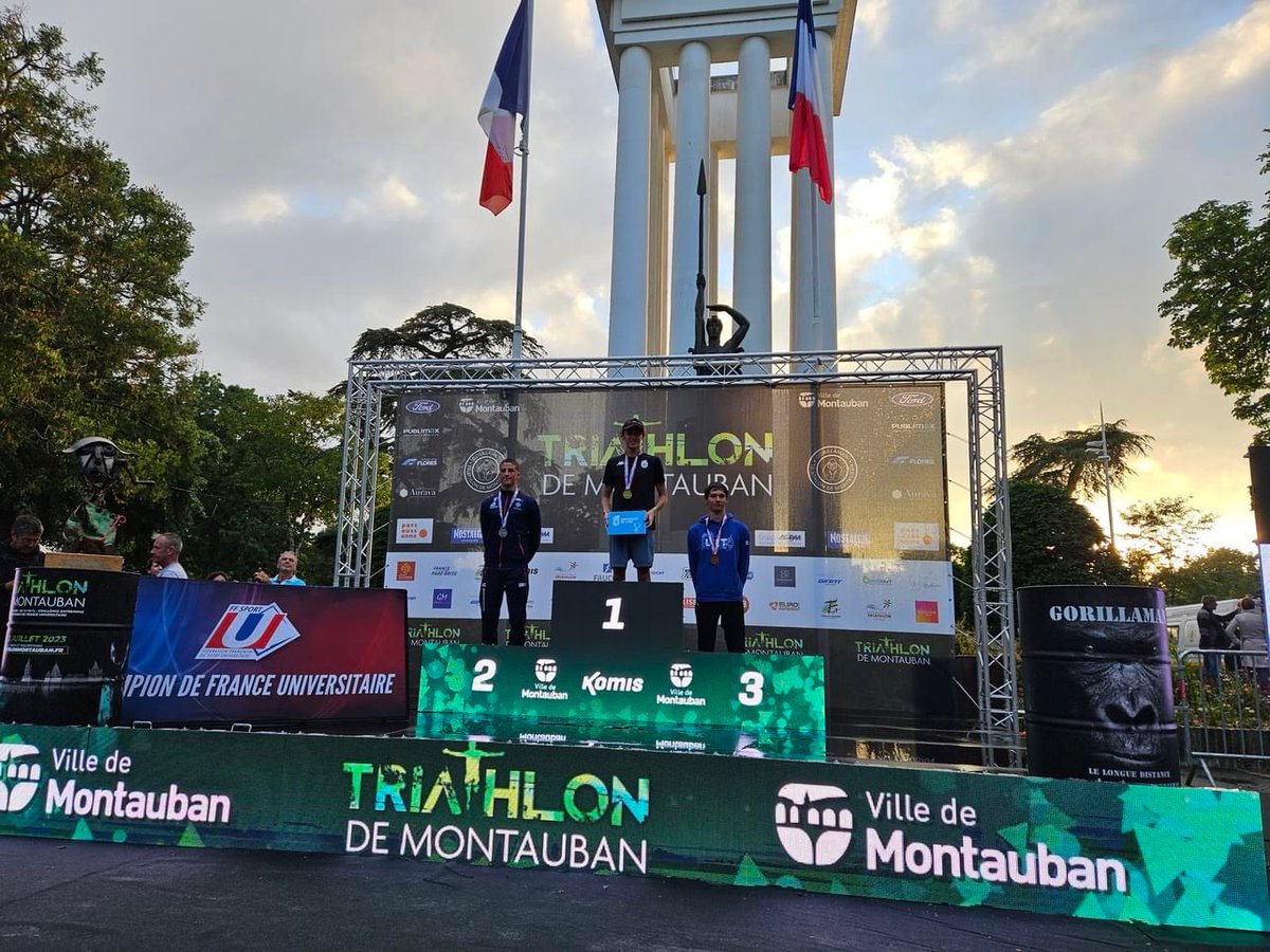 UTTroyes's tweet photo. 👏Félicitations à Adam Debordeaux #UTTien pour son classement à la 3ème place du championnat de France Universitaire de Triathlon ! 👉https://t.co/rsOL0zFrcy #GoUTT #sport #UTTroyes https://t.co/9omX1t6l0L