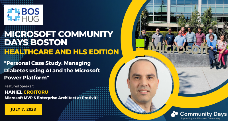 boston_hug's tweet photo. Up next is the amazing Haniel Croitoru discussing AI in diabetes management. Truly transforming lives through technology! 🤝
#MSCDBOS #HealthTech #CommunityLuv #ResponsibleAI #MicrosoftPowerPlatform #Healthcare https://t.co/GOgdZb7OQQ