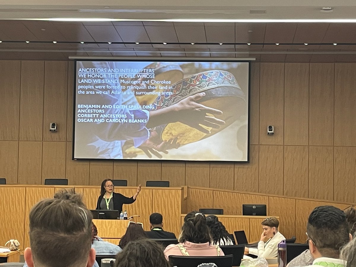 LOdlum29's tweet image. Dr. Tonya Perry presented a powerful talk about the importance of acknowledging generations, the power of belonging, the implications of the recent Supreme Court rulings, and she charged ELATE with being committed to “doing the right thing.” #ELATE23 #TeachingforRacialEquity