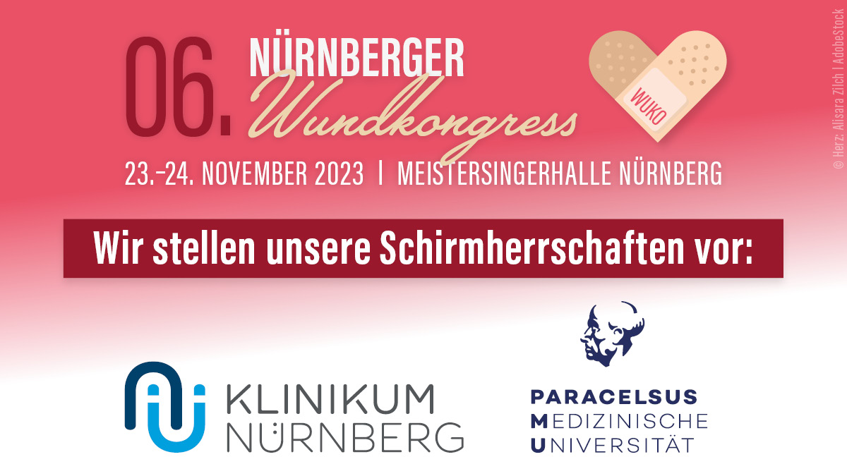 ☝️💡Gut zu wissen: Wir stellen unsere Schirmherrschaften für den #WUKO vor. Der Nürnberger Wundkongress ist „Der Wundkongress des Südens“ und eine Veranstaltung u.a. unter der Schirmherrschaft des Klinikum Nürnberg mit der Paracelsus Medizinischen Privatuniversität Nürnberg.