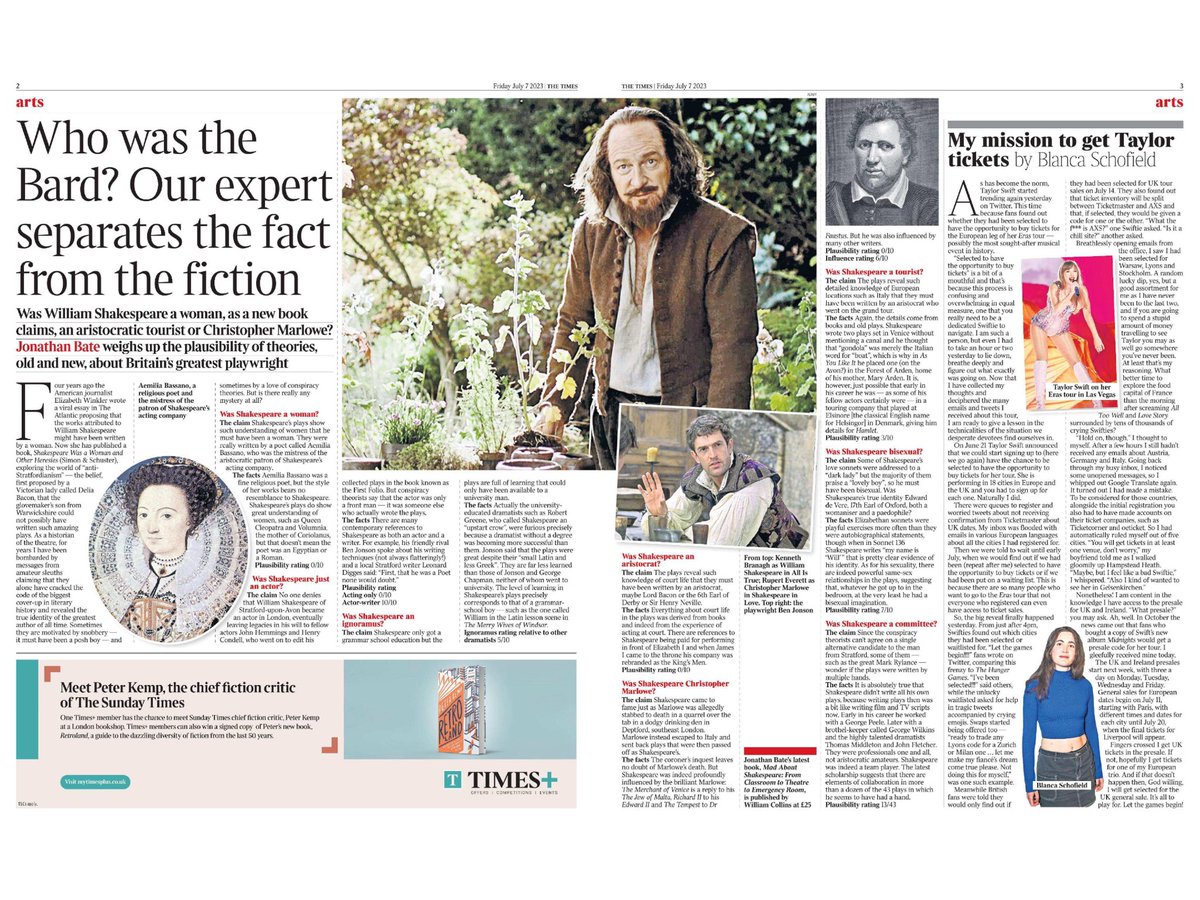 No, not me writing about Taylor Swift again. The article on the left is mine. Thanks for asking, ⁦<a href="/RobbieTimes/">Robbie Millen</a>⁩ ⁦<a href="/thetimes/">The Times and The Sunday Times</a>⁩