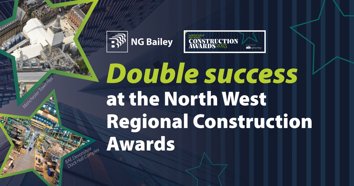 Last night our North West team attended the <a href="/NWRCAwards/">NWRCA 2026</a> where we won two awards:

🏆 Modern Methods of Construction for our Manchester Town Hall project

🏆 Project of the Year, Cumbria for the BAE Devonshire Dock Hall Complex Project

Read more here: bit.ly/46y2vQN