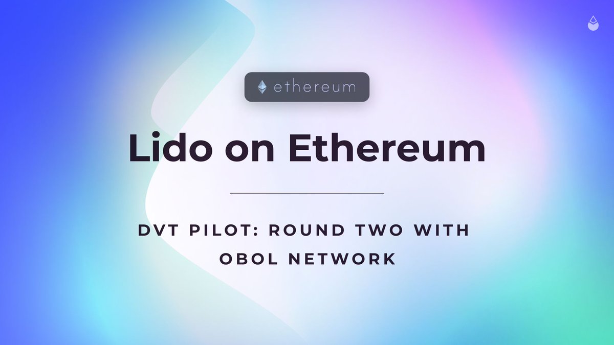 The 2nd round of testing @ObolNetwork based distributed validators (DVs) through the Lido Node Operator registry on Goerli was a success, with 42 new NOs taking part ✅

blog.lido.fi/lido-on-ethere…
