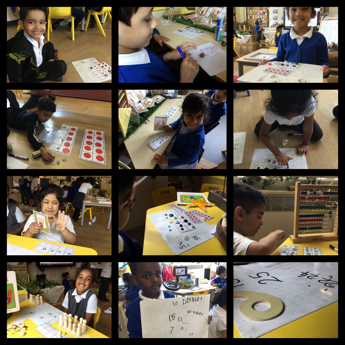 alstonprimaryb9's tweet photo. The children in Reception have made us so proud with their AMAZING maths work this week. Look at these happy, confident and proud faces! Well done children 😀 #EYFS #mathematicians https://t.co/zJkhUd1SWV