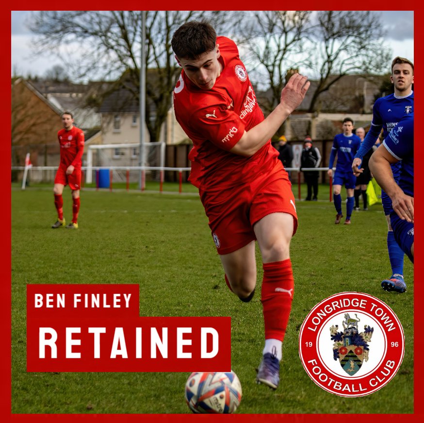 LongridgeTownFC's tweet photo. 📝 We are happy to confirm another striker, Ben Finley has signed on for the coming season!

#UpTheRidge https://t.co/PNHrUEfcnr