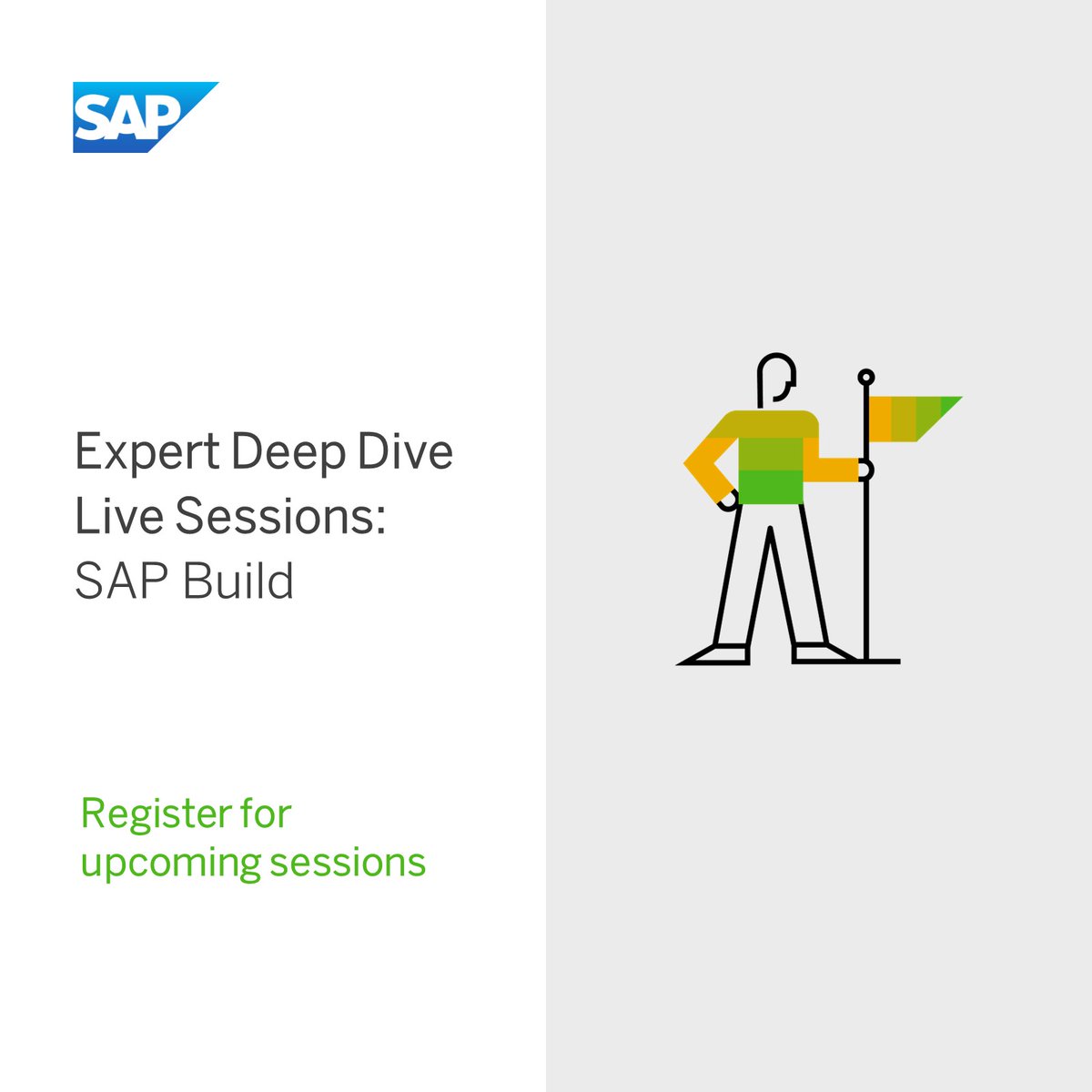 tahirtimsagar's tweet image. Elevate your skills in #SAPBuild by delving deeper with our limited expert-led sessions. Start your training today imsap.co/6018PyNRK and register for the upcoming sessions imsap.co/6019PyNRz
