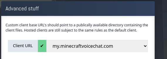 OpenAudioMc's tweet photo. We're working hard towards fully embracing mobile/bedrock users.

As part of this, we're rolling out a more memorable domain that is easier to type over for new users.

You can activate it now in your settings, or use the full bedrock feature in our beta https://t.co/yM8XwSWwO0