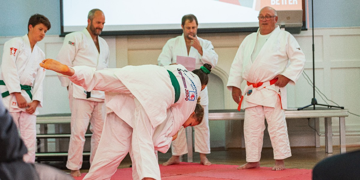 Better_Croydon's tweet photo. As part of our #GLLSportsFoundation Awards Evening last night we had the pleasure of welcoming demonstrations from the brilliant Addington Judo Club & Allen Taekwondo Academy. A huge well done to all of the athletes who took part @gllsf @AndyStranack @JasonForCroydon @yourcroydon https://t.co/q04ozGo0if