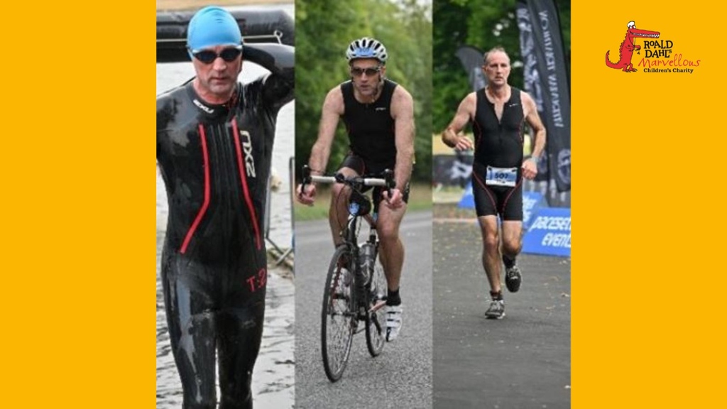 RoaldDahlFund's tweet image. Our #FridayFundraiser is David, who will be taking part in an Ironman this weekend to support children with complex, lifelong conditions. 
David will take on a gruelling 2.4-mile swim, a 112-mile bike ride and a FULL marathon. 
We wish David the best of luck. 
#IronmanChallenge