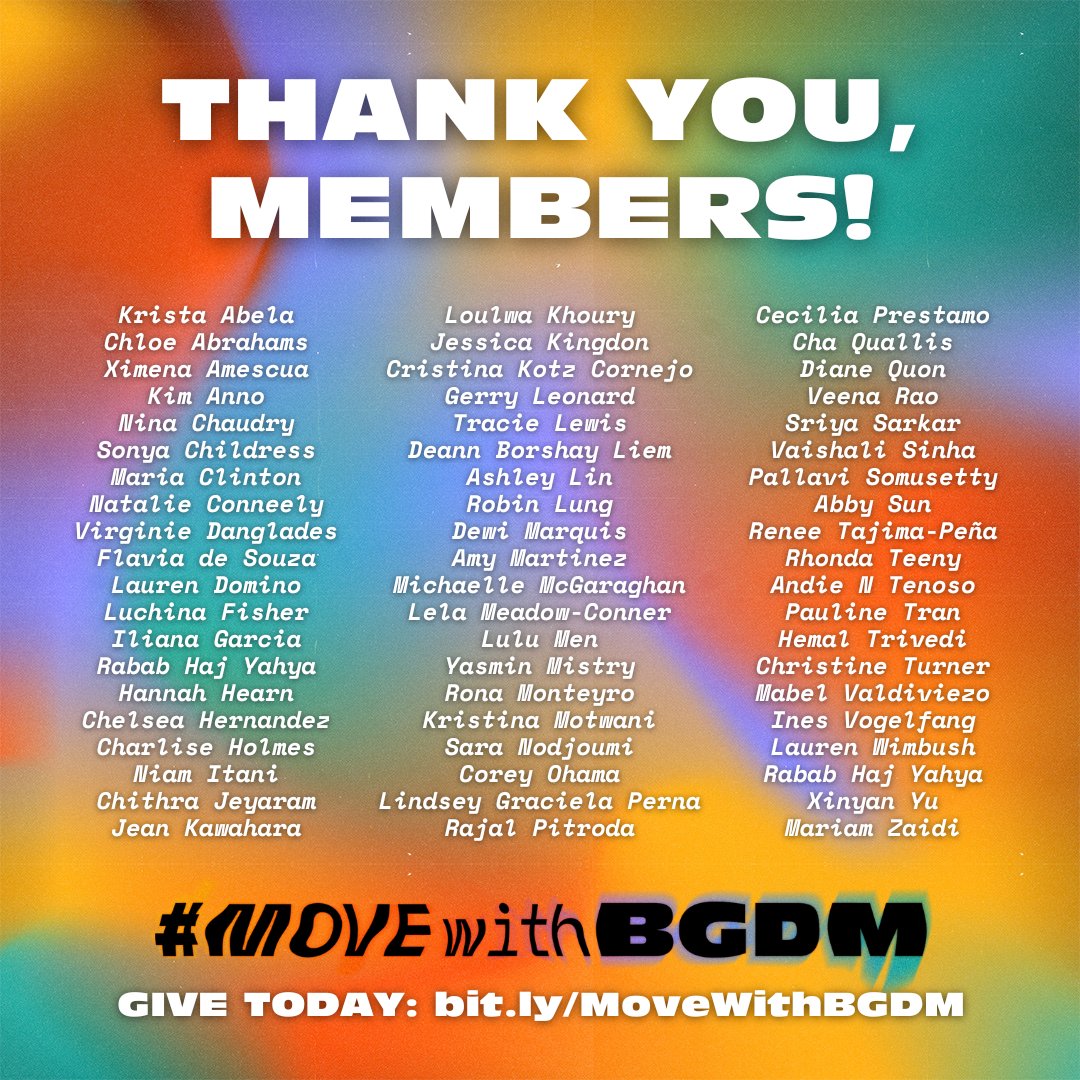 bgdocmafia's tweet photo. BGDM 🟰 our members. Thank you for investing in us, believing in us, and contributing to our community. We are thousands strong — If you are able, please #MoveWithBGDM at any level 💖 Give here 💖 https://t.co/0OqL7bk9S1 https://t.co/bdbCq1Kyp8