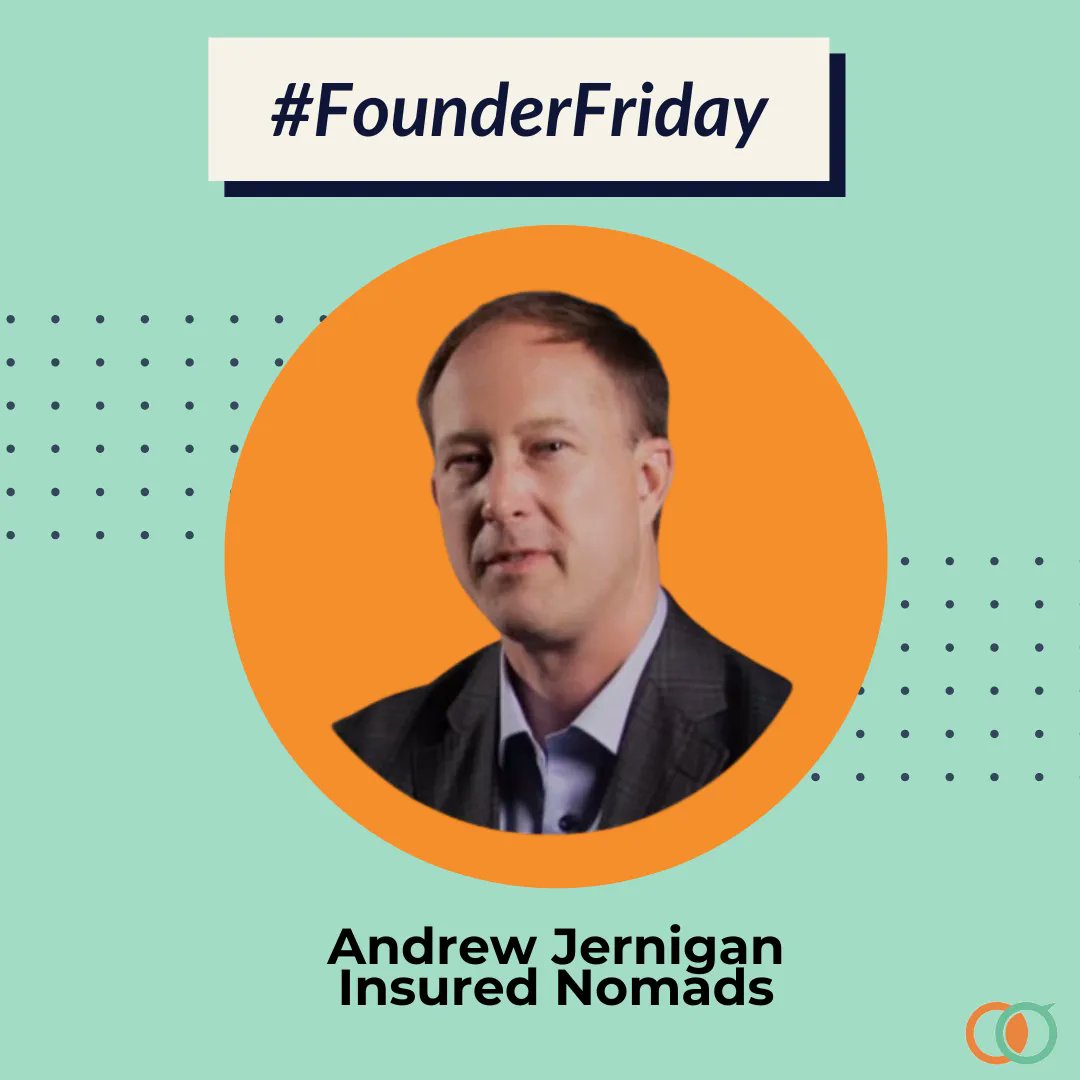 Co-founded by @andrewjernigan, @insurednomads is an insurtech and traveltech platform empowering distributed teams, remote workers, expats, location independent and adventure travelers to safely & intelligently live, work and play anywhere around the world. #FounderFriday