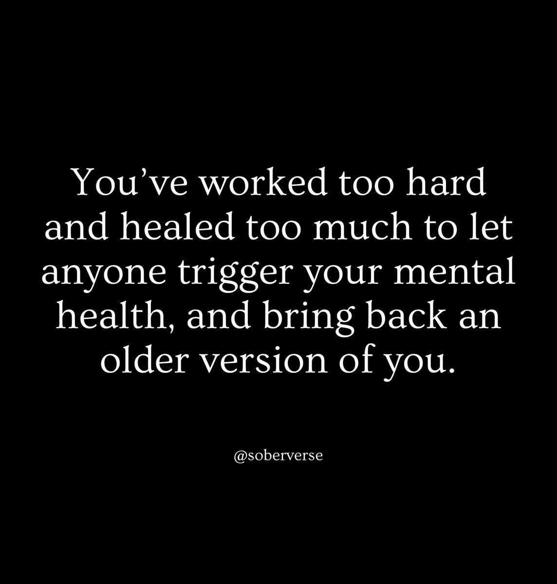 Soberverse's tweet image. Drop a heart below if you feel this today!
.
#recoveringaddict #sobercommunity #recover #recoverysayings #recoveryjourney #mentalhealth