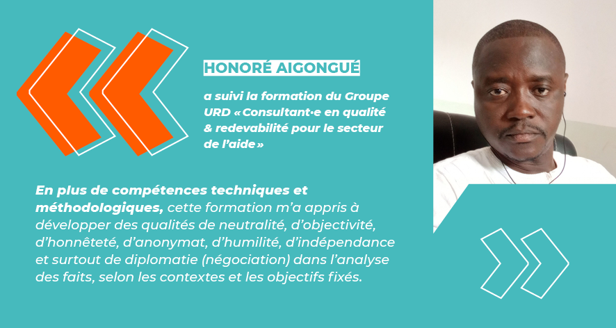 📢Consultants Qualité &amp; Redevabilité pour le secteur de l’aide au #Sahel.
👉Nous vous présentons aujourd'hui Honoré AIGONGUÉ, basé au #Tchad !
👉ow.ly/wZqH50P3gZC (cf p.6)