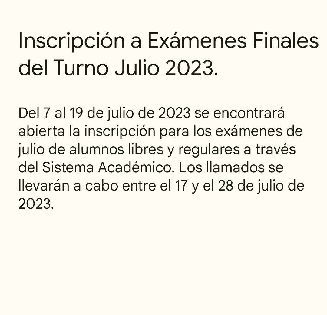 EscuelaUba's tweet photo. Inscripción a finales
Recuerden que son en Independencia, jueves 9am fechas 20 y 27 de julio.
•
•
•
#escuelafrancesa #psicoanalisis #psicologia #finalesjulio #rabinovich #olaso #lacan #freud #independencia #uba #facultaddepsicologia #facultadpsicologia #fechasfinales https://t.co/X52yUmhIrW