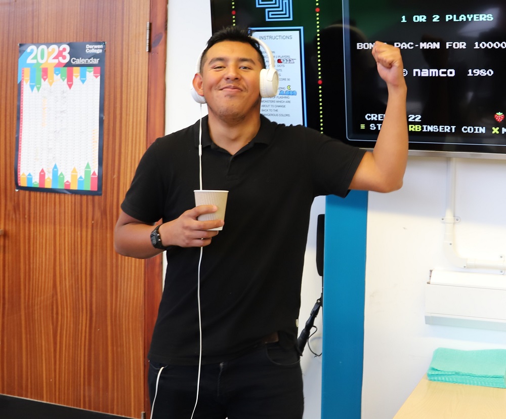 DerwenCollege's tweet image. Games Week was a great success. Who would have thought that Pac-Man and Space Invaders could be so competitive!? Students from Nurture, Learning for Life and from Telford campus were among those who joined in, and Justin was the overall winner. 
#SEND #Derwen #APlaceOfPossibility