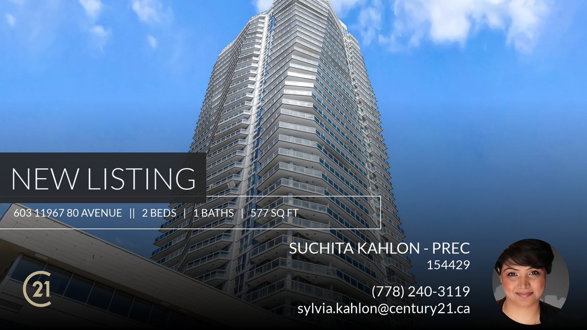 📍 New Listing 📍 Take a look at this fantastic new property that just hit the market located at 603 11967 80 Avenue in Delta. Reach out here or at (778) 240-3119 for more information

Suchita Kahlon PREC | REALTOR
Cell: 778 240 31... homeforsale.at/603_11967_80_A…