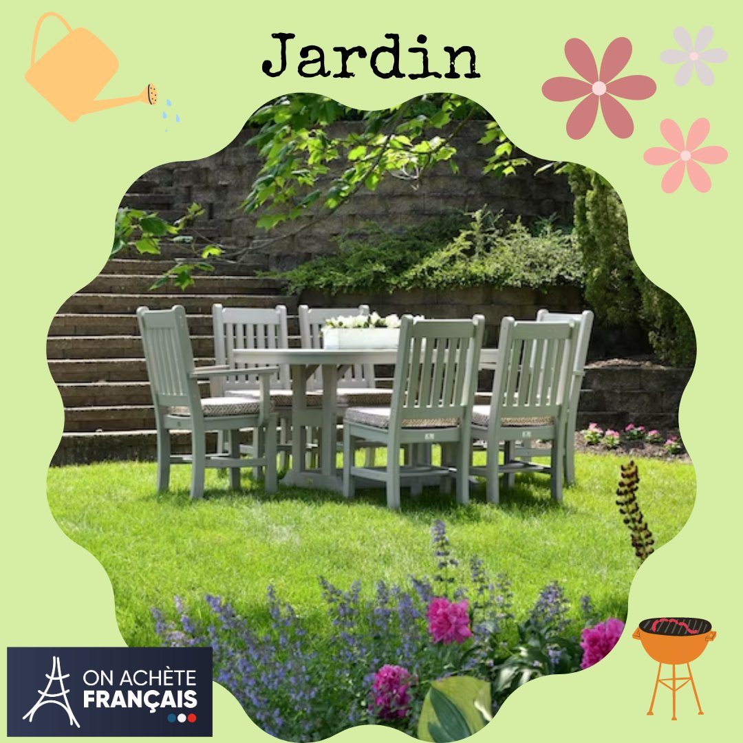 L'été commence à bien s'installer ! Aménagez vos espaces extérieurs : décorations, mobilier, récupérateurs d'eau... Découvrez nos produits jardin sur notre site On Achète Français : onachetefrancais.fr/74-jardin  #madeinfrance #onachetefrancais #fabriqueenfrance #jardin #été #extérieur