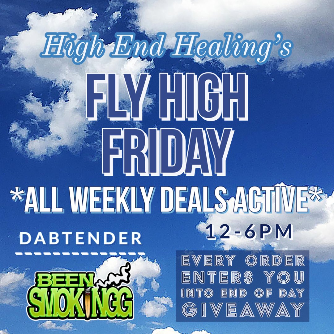 BeenSmokingg's tweet photo. Catch me today at @HighEndHealing serving up dabs!! 🙌🏽🔥 Got packs, highs-lows, disposables, rosin gummies,  edibles, prerolls, infused prerolls, resin, rosin, distillate, diamonds, moonrock, infused drinks, all things cannabis, tap tf in! 😁😮‍💨 Kick off the weekend right 🤝🏽 https://t.co/ihyQYMypNn