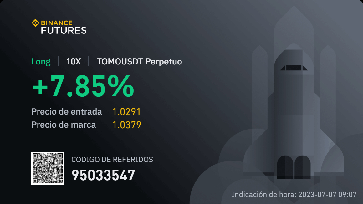 Criptoescalera's tweet photo. Entramos en $TOMO
Target 1.8
SL cierre debajo de 0.98 https://t.co/S3iAyuGYuH