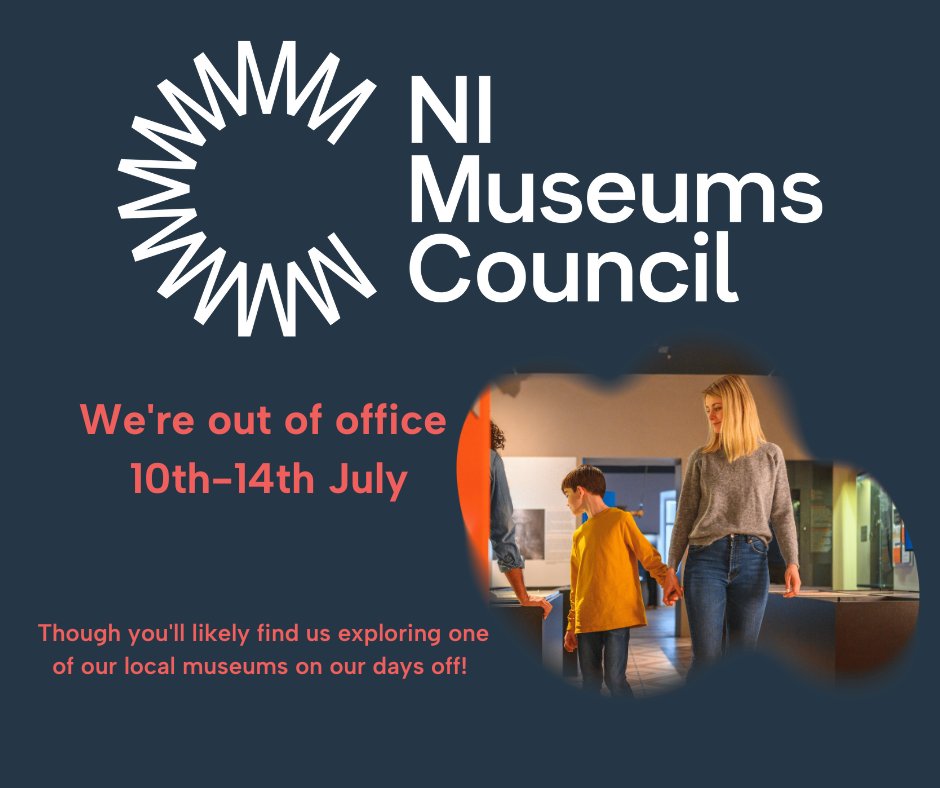 NIMuseums's tweet photo. We're out of office next week. Hoping to get visiting some of our #localmuseum friends while off though! Might get to #TowerMuseum @dcsdcouncil to see their #DerryGirls Experience! Lovely to see some of the @Downrail collection included too! #busmansholiday #NIMusuems https://t.co/AJLL8IzqRx