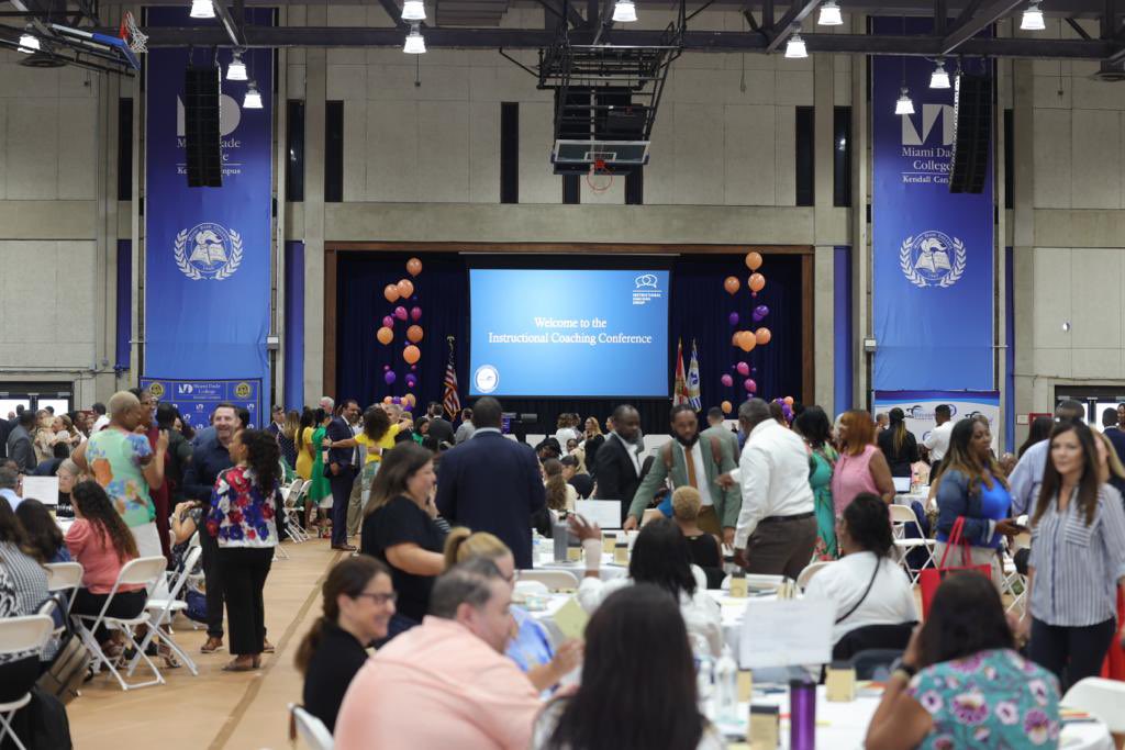 MDCPS's tweet photo. The @MDCPS Instructional Coaching Conference aims to foster teacher autonomy and provide opportunities for self-growth. We encourage our teachers to embrace this new and exciting challenge with an open, growth mindset. #InstructionalCoachingMDCPSOneLensOneGoal https://t.co/i6mHmPKrPf