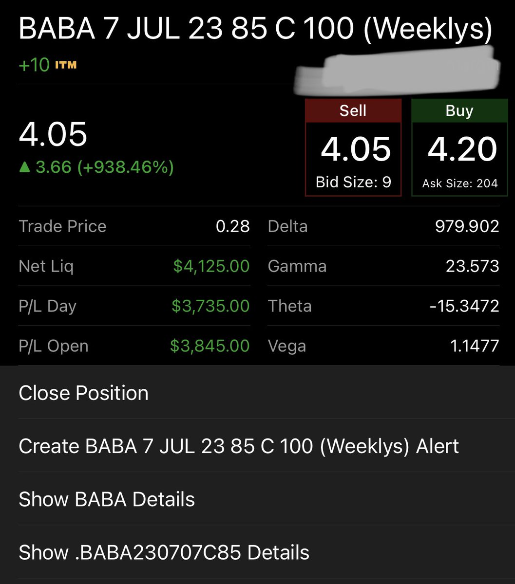 TradesMindset's tweet photo. @trading_spartan 

$BABA

Great trade Spartan!! https://t.co/cZnF2fiqp0