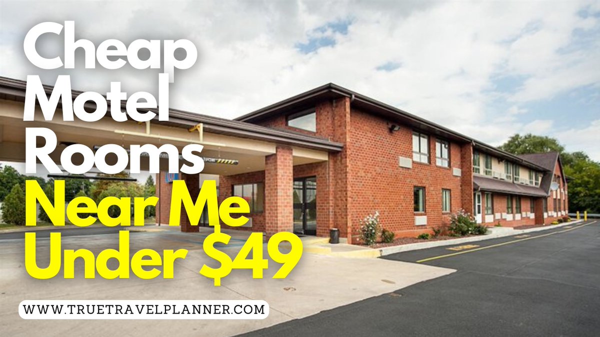 TrueTraveler7's tweet photo. Explore nearby motel rooms at affordable prices under $49. Get comfortable & easy stays without compromising your budget.
Check out here: https://t.co/tu42QbStlo
#cheapmotelsnearme #motelsnearme #motelsfortonight #motels49dollers #49dollermotels #motelsunder49 #motelrooms https://t.co/4ZPjoFgyFO