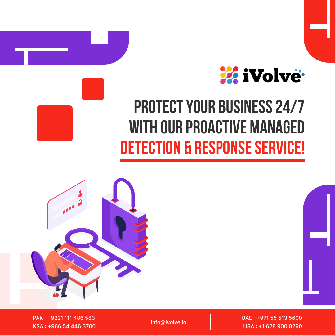 iVolvetech's tweet image. iVolve is here to help you strengthen your #cybersecurity posture with our #MDR service!

Our expert team is available 24/7 to monitor your systems, detect potential threats, &amp;amp; respond quickly to mitigate any risks.

#manageddetectionandresponse #protectyourbusiness #staysecure