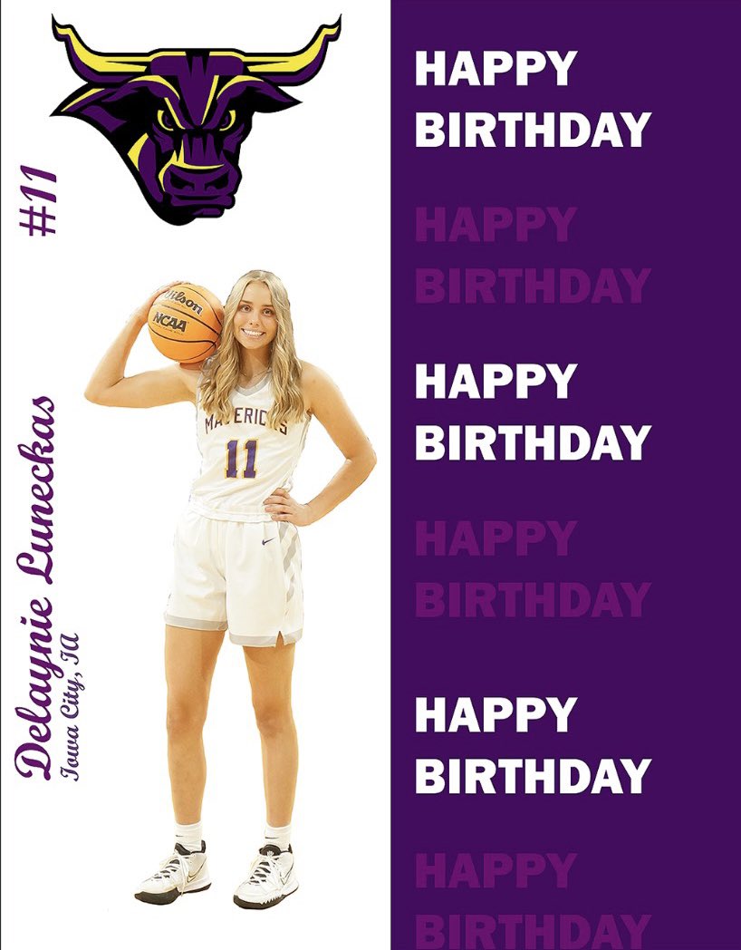 Happy Birthday @Delaynie_3 🎉🥳 Enjoy your day! #mavfam