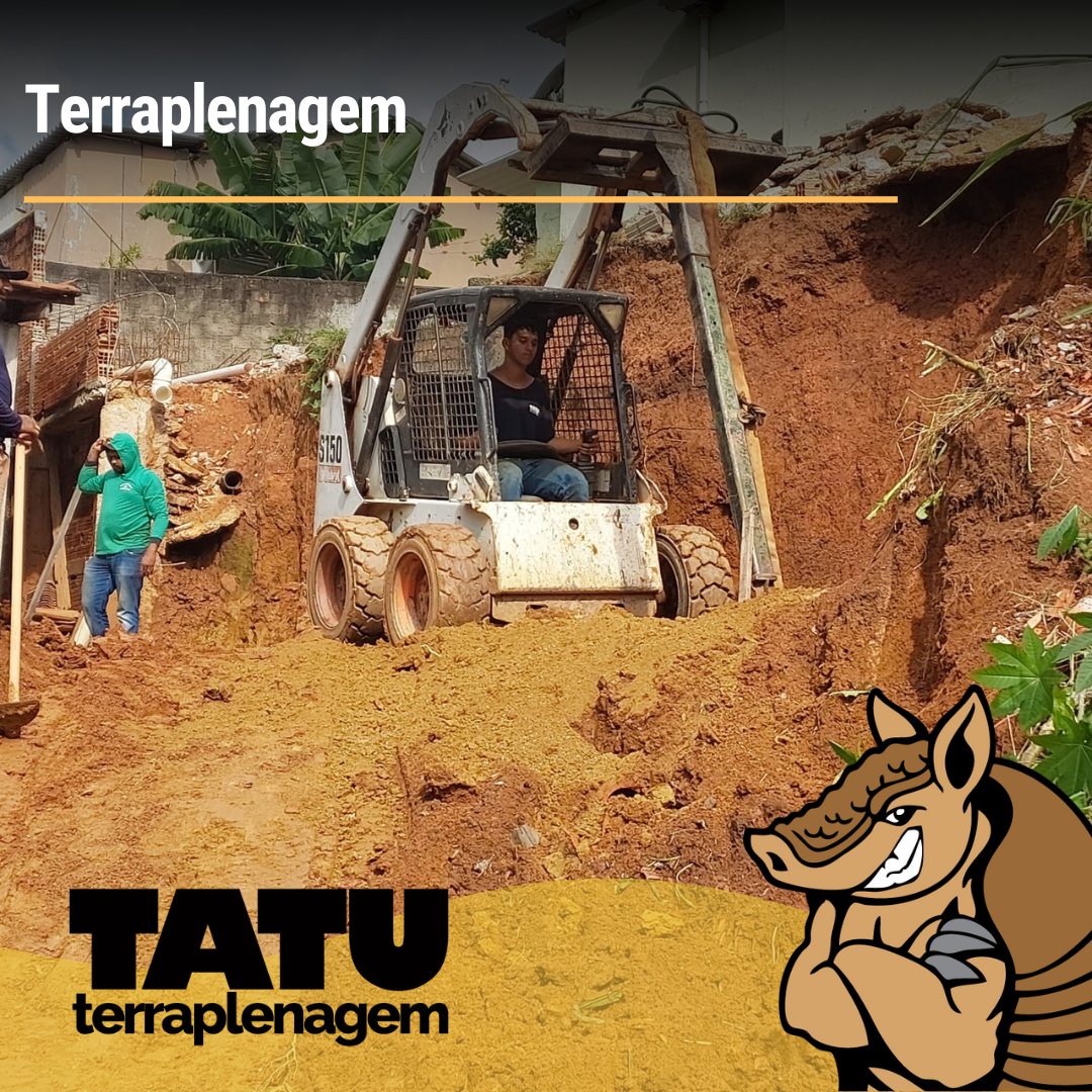 tatuterraplen's tweet image. "Olhando para o futuro da construção! 🚧🏗💪

A minicarregadeira provando seu valor na terraplenagem. Velocidade, versatilidade e eficiência em um único equipamento. 👷♂💨💼

#terraplenagem #aterro  #ConstruçãoCivil #Minicarregadeira #Terraplenagem #Eficiência #Versatilidade