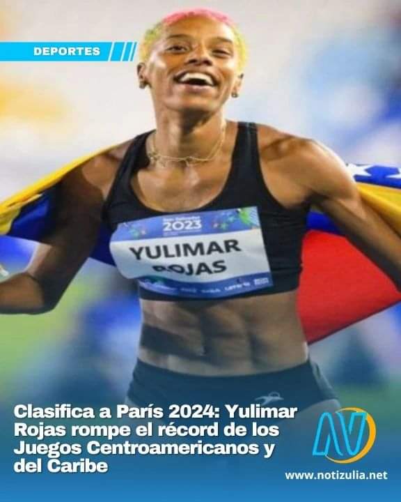 Nosotros los venezolanos somos tan arrechos que dónde llegamos somos los mejores batimos record y dejamos record así somos los venezolanos viva la Patria viva Yulimar Roja viva Venezuela mi Patria Querida