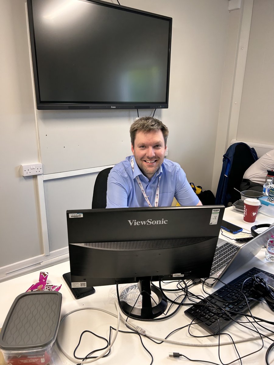 Some members of the team putting final plans in place for the transition