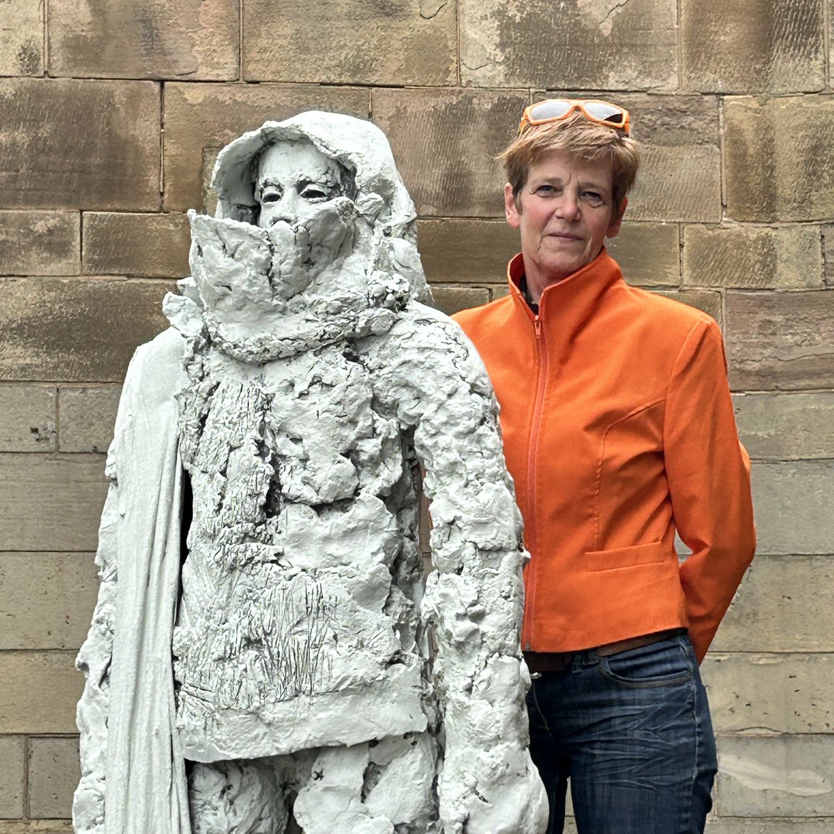dotart's tweet photo. We are delighted to unveil the NEW Liverpool Plinth 2023!π
Brigitte Jurack has created a sculptural meditation on the ongoing conflict in Ukraine.
You can view #LiverpoolPlinth on the Liverpool Parish Church for the next 12 months.
Thanks to @LpoolBIDcompany & @LiverpoolParish https://t.co/5MDs9QoY28