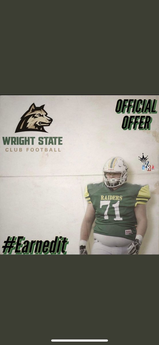#AGTG 🖤 After a great conversation with <a href="/dsmith060488/">Donnie Smith</a> I am blessed to earn my first D1 offer to Wright State University!!  <a href="/WrightStFball/">Wright State Club Football</a> <a href="/CoachRCThompson/">Roderick Thompson</a>