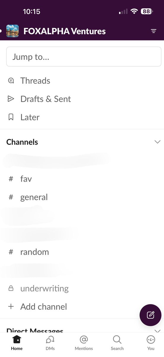 CaptFZ's tweet image. It takes a lot of specific conversations while looking at individual #dealflow. Slack does a great job of keeping all deal specific conversations accessible and organized.⚡️🇺🇸