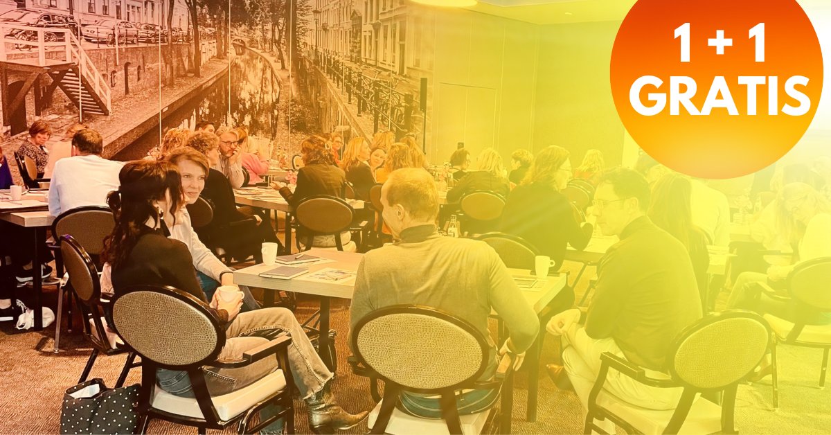 𝗭𝗼𝗺𝗲𝗿𝗮𝗰𝘁𝗶𝗲: 😎 𝟭+𝟭 𝗴𝗿𝗮𝘁𝗶𝘀 𝗼𝗽 𝗮𝗹𝗹𝗲 𝗻𝗮𝗷𝗮𝗮𝗿𝘀𝗽𝗿𝗼𝗴𝗿𝗮𝗺𝗺𝗮’𝘀
Deze zomer profiteert u van een unieke actie: 1+1 gratis op álle Academie masterclasses, seminars en opleidingen in het najaar van 2023! Kijk voor meer info op: ap.lc/l6IZW