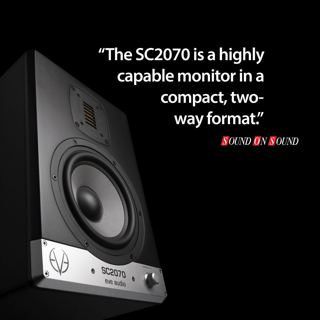 EveAudio's tweet photo. Sound on Sound Magazine is speaking facts π£ Read the full review in the July issue of SOS Magazine!
#eveaudio #SC2070 #studiomonitors #studiogear https://t.co/28Dsc2zOcD